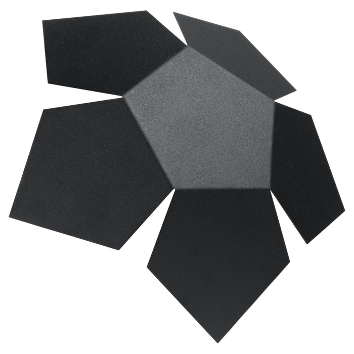 SOLLUX SL.0423 Aplique PENTA Negro