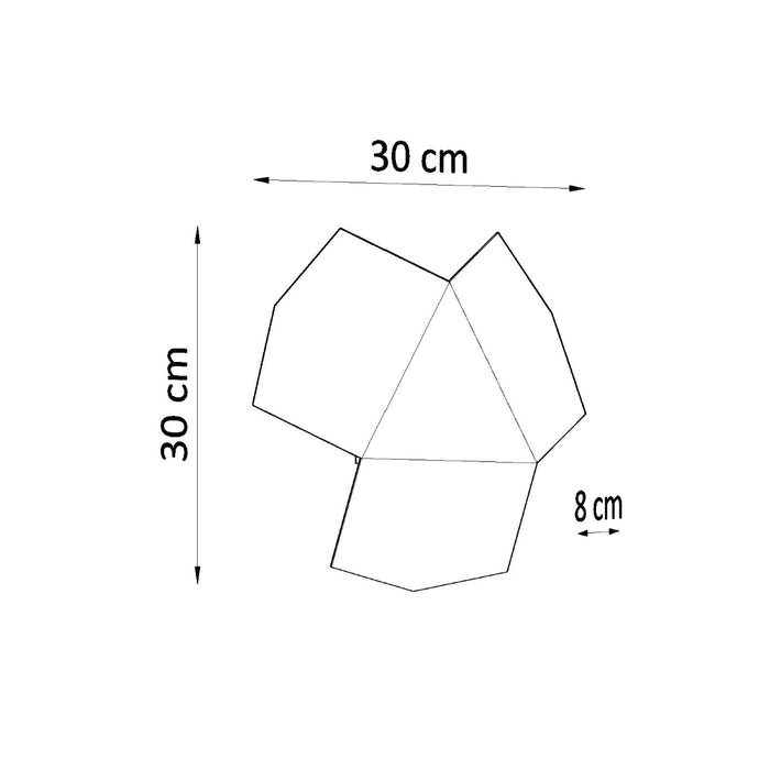 SOLLUX SL.0425 Aplique TRE Negro