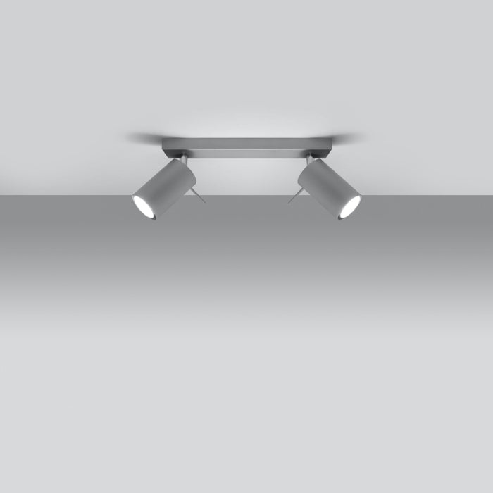 SOLLUX SL.0450 Lámpara de Techo RING 2 Gris
