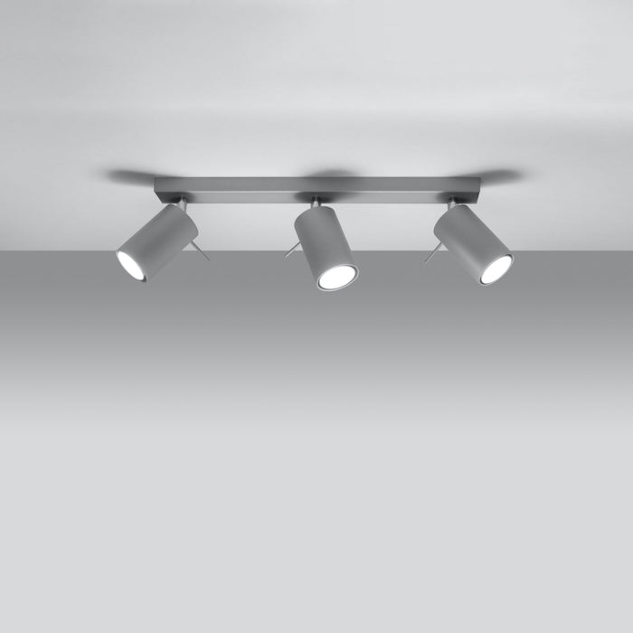 SOLLUX SL.0451 Lámpara de Techo RING 3 Gris