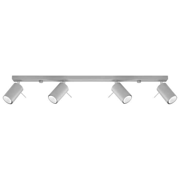 SOLLUX SL.0453 Lámpara de Techo RING 4L Gris