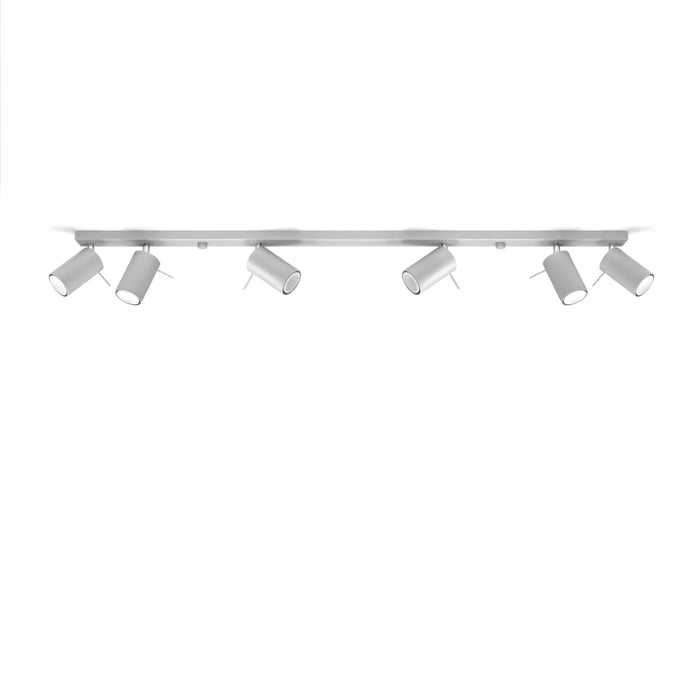 SOLLUX SL.0454 Lámpara de Techo RING 6L Gris