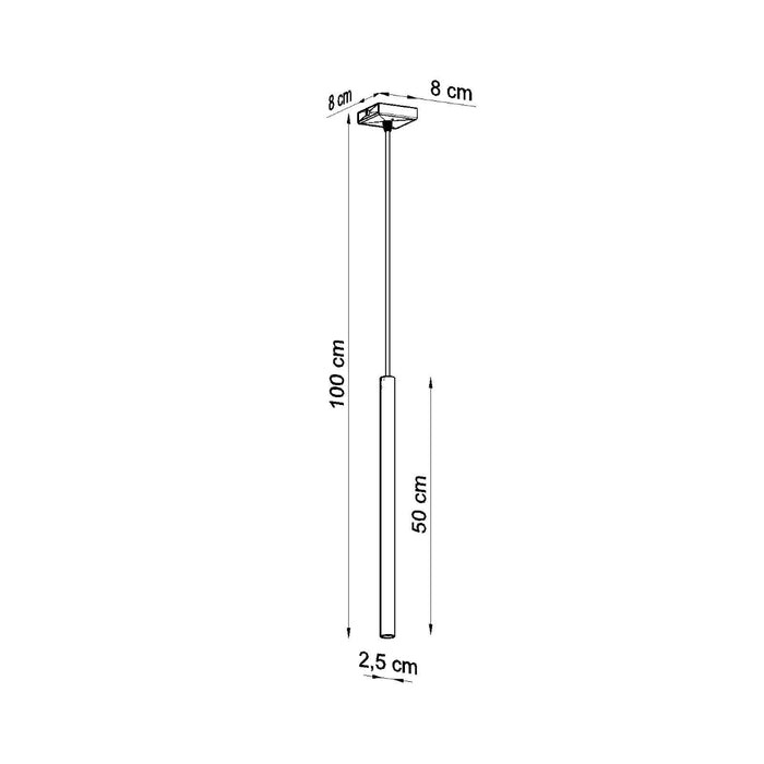 SOLLUX SL.0465 Lámpara Colgante PASTELO 1 Blanco