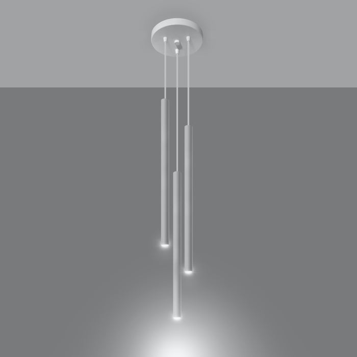 SOLLUX SL.0467 Lámpara Colgante PASTELO 3P Blanco