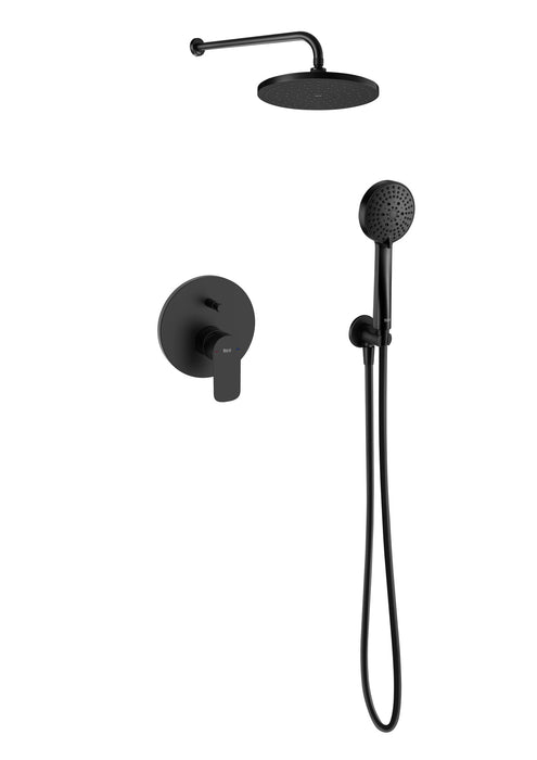 ROCA A5D186ENB0 CALA Pack Basic Empotrado Monomando Baño-Ducha Negro Mate