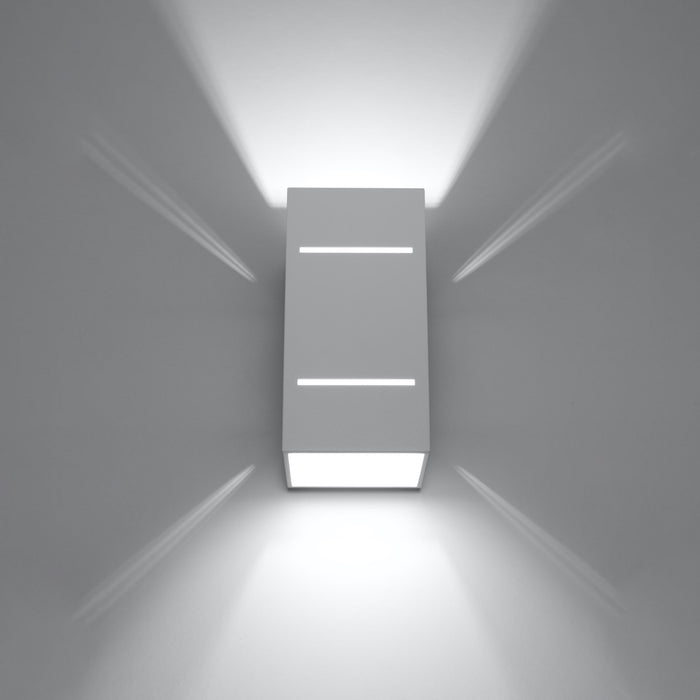 SOLLUX SL.0477 Aplique BLOCCO Blanco