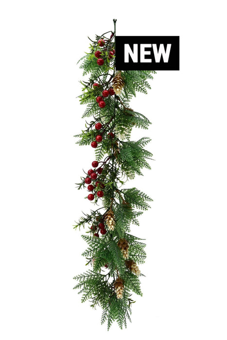 BONERVA MAL1229 NAVIDEÑO Planta Artificial Colgante