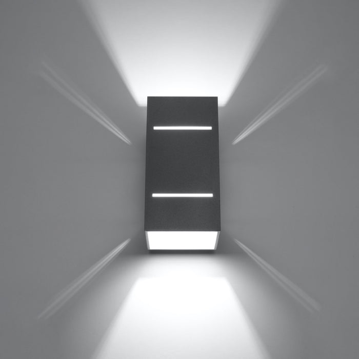 SOLLUX SL.0479 Aplique BLOCCO Gris