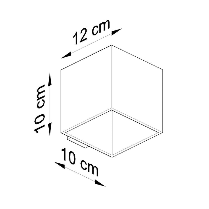SOLLUX SL.0487 Aplique QUAD Hormigón