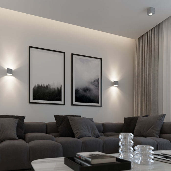 SOLLUX SL.0487 Aplique QUAD Hormigón