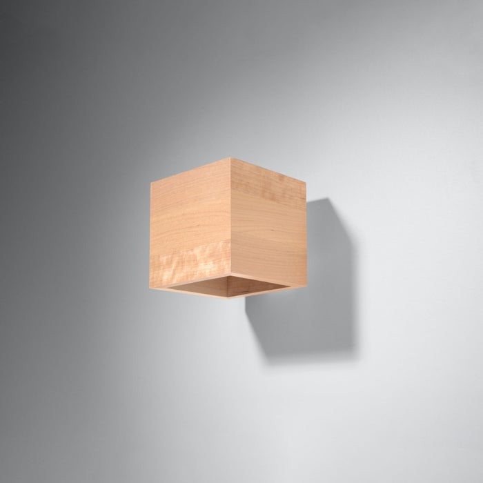 SOLLUX SL.0491 Aplique QUAD Madera Natural