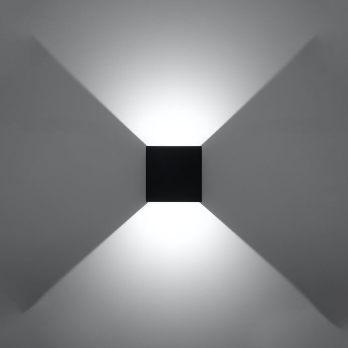 SOLLUX SL.0545 Aplique LUCA Negro LED IP54