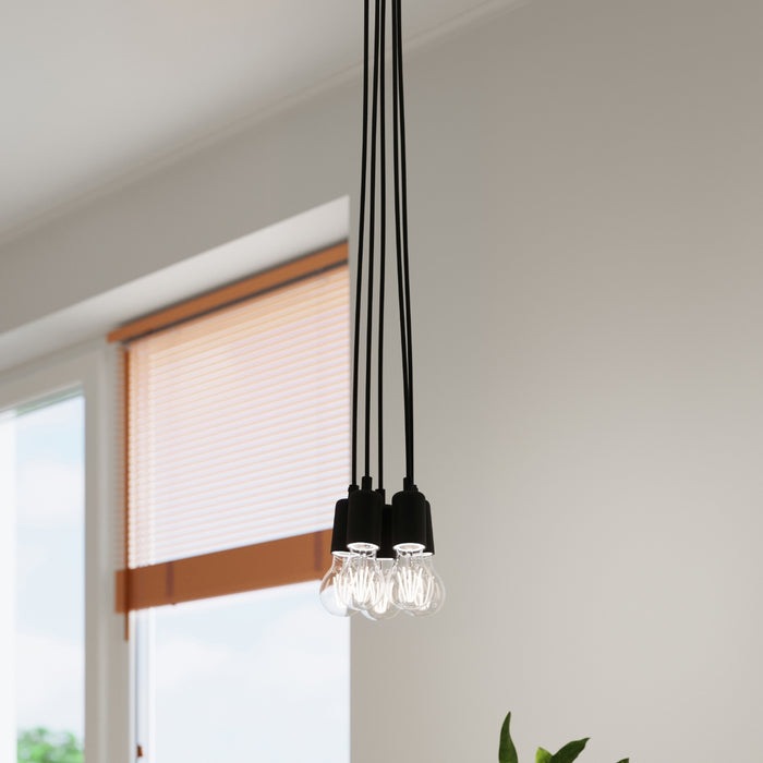 SOLLUX SL.0573 Lámpara Colgante DIEGO 3 Negro