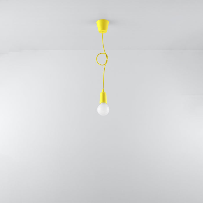 SOLLUX SL.0578 Lámpara Colgante DIEGO 1 Amarillo