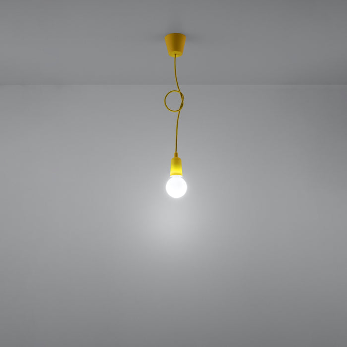 SOLLUX SL.0578 Lámpara Colgante DIEGO 1 Amarillo