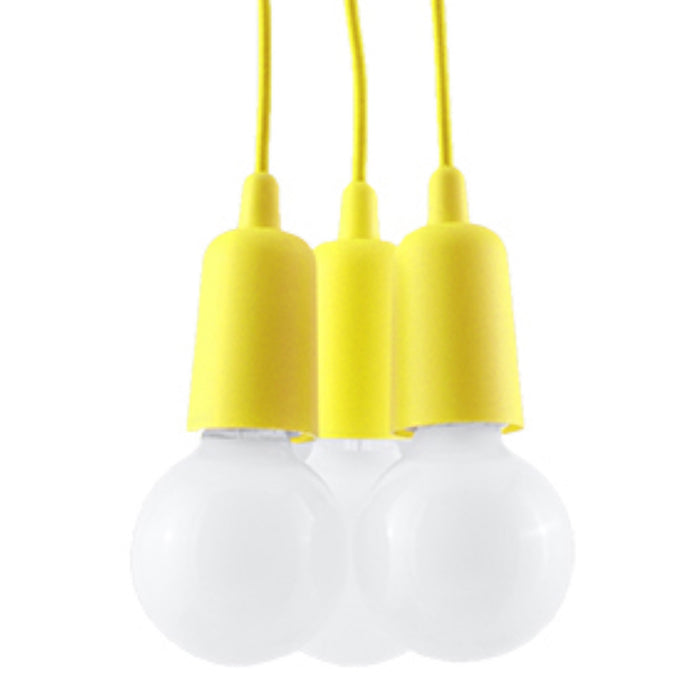 SOLLUX SL.0579 Lámpara Colgante DIEGO 3 Amarillo