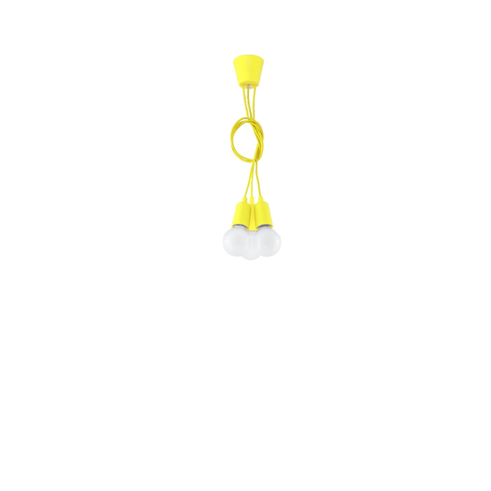 SOLLUX SL.0579 Lámpara Colgante DIEGO 3 Amarillo