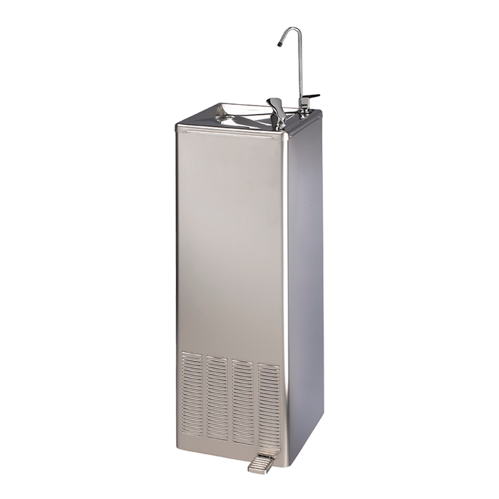MEDICLINICS FAP050C Fuente de Agua Refrigerada con Pedal AISI 304 Acabado Brillo 30L/h
