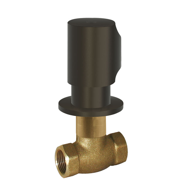 TRES 06151101KMB Llave de Paso Empotrada Color Negro Bronce