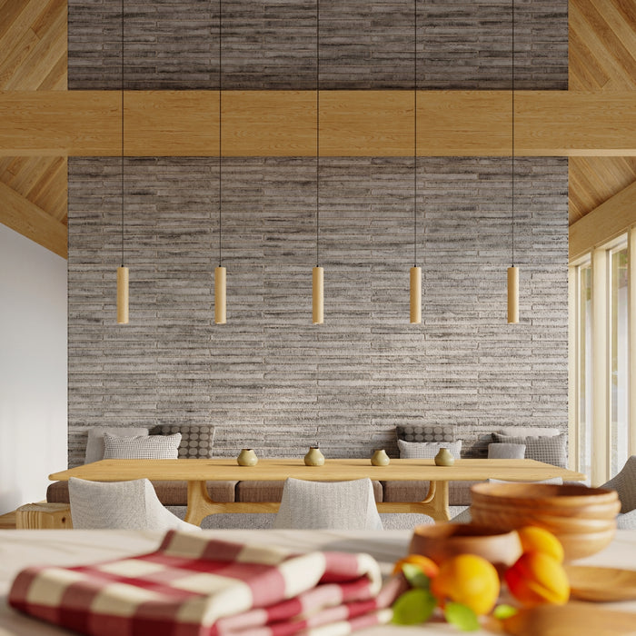 SOLLUX SL.0637 Lámpara Colgante LINO 2 Madera