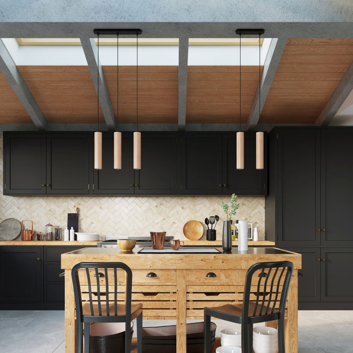SOLLUX SL.0637 Lámpara Colgante LINO 2 Madera