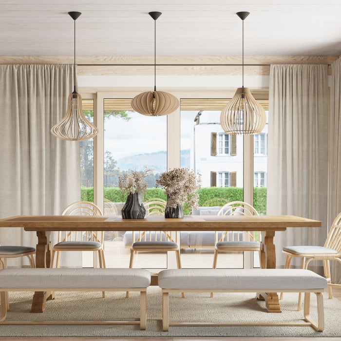 SOLLUX SL.0641 Lámpara Colgante ELZA Madera