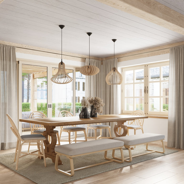 SOLLUX SL.0641 Lámpara Colgante ELZA Madera