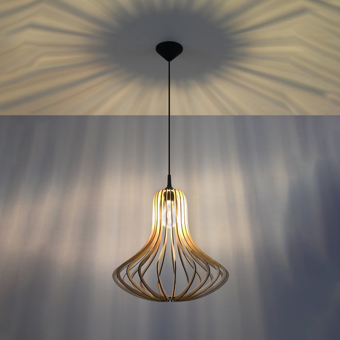 SOLLUX SL.0641 Lámpara Colgante ELZA Madera