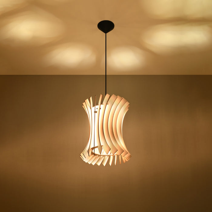 SOLLUX SL.0642 Lámpara Colgante ORIANA Madera