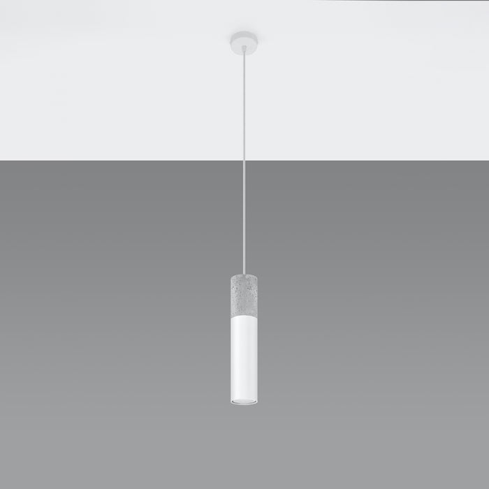 SOLLUX SL.0647 Lámpara Colgante BORGIO 1 Blanco