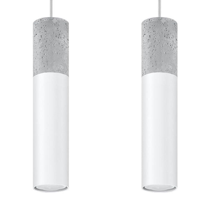 SOLLUX SL.0648 Lámpara Colgante BORGIO 2 Blanco