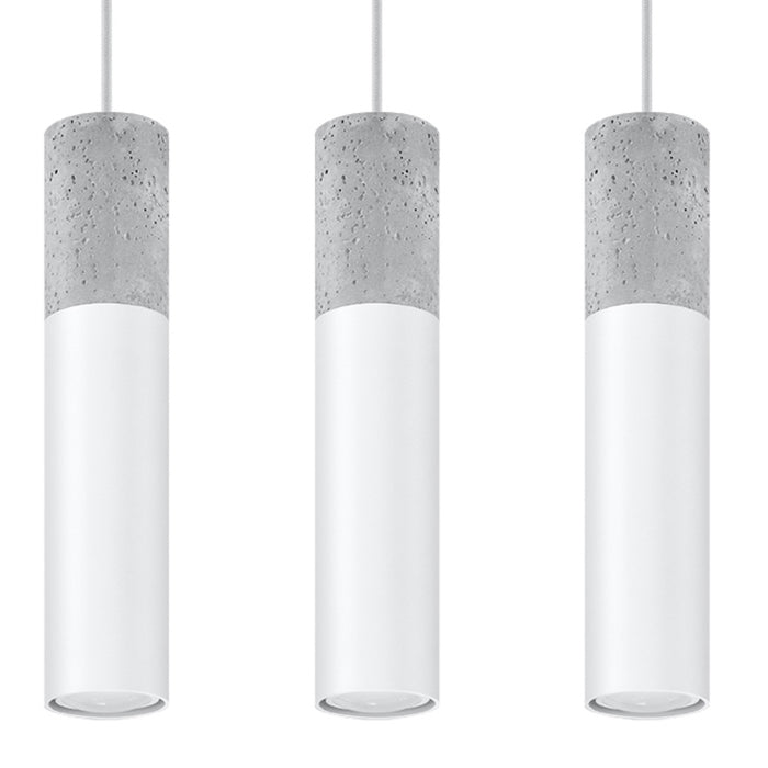 SOLLUX SL.0649 Lámpara Colgante BORGIO 3L Blanco