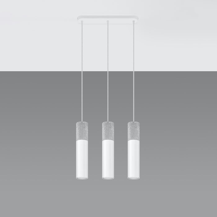SOLLUX SL.0649 Lámpara Colgante BORGIO 3L Blanco