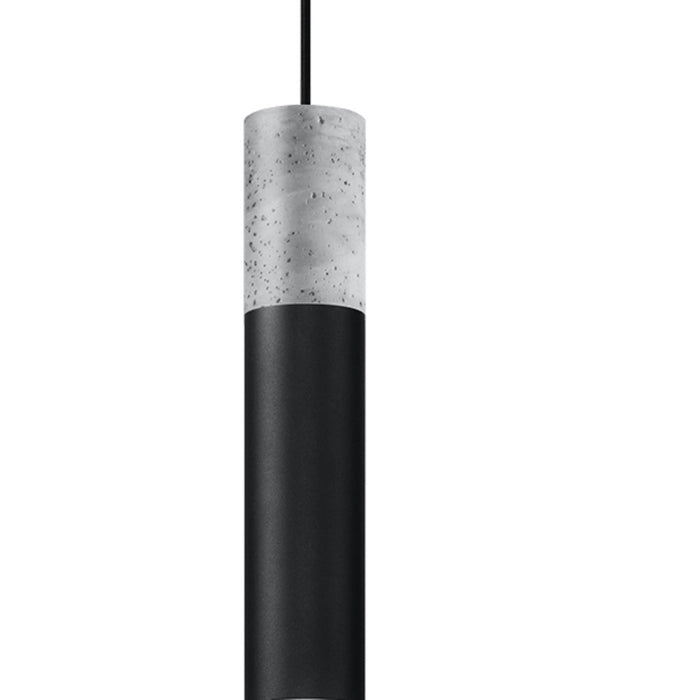 SOLLUX SL.0650 Lámpara Colgante BORGIO 1 Negro