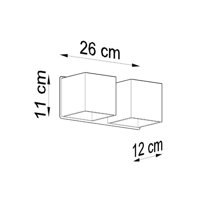 SOLLUX SL.0656 Aplique QUAD 2 Blanco
