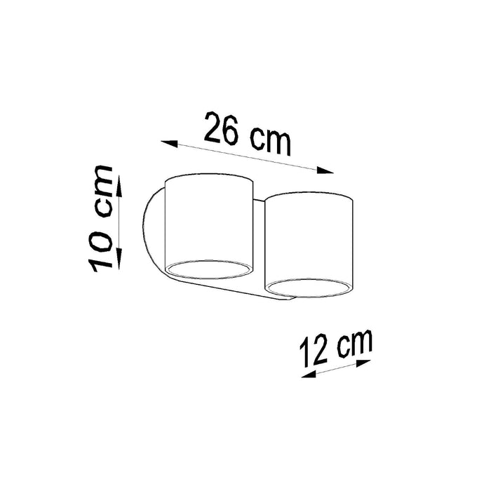 SOLLUX SL.0659 Aplique ORBIS 2 Blanco
