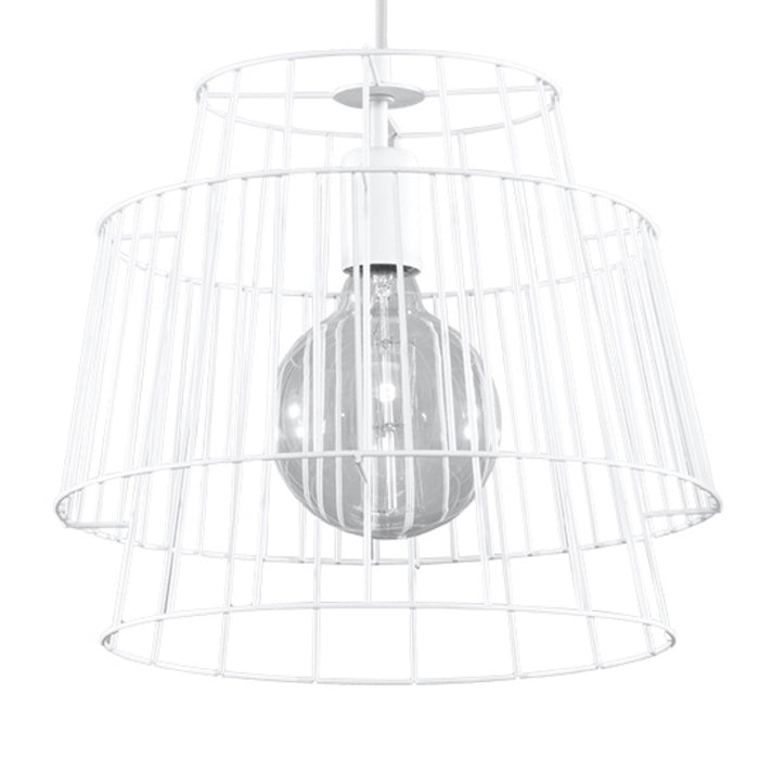 SOLLUX SL.0662 Lámpara Colgante GATE Blanco