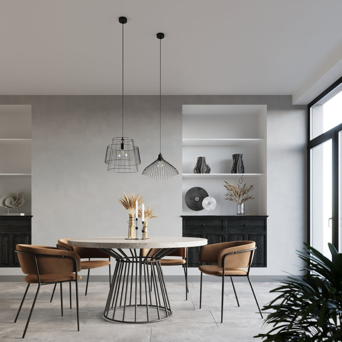 SOLLUX SL.0665 Lámpara Colgante UMB Negro