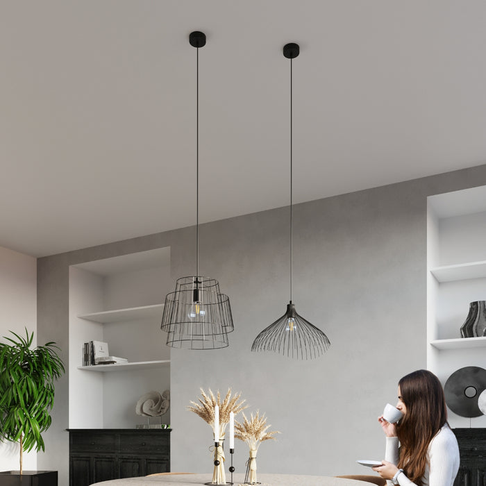 SOLLUX SL.0665 Lámpara Colgante UMB Negro