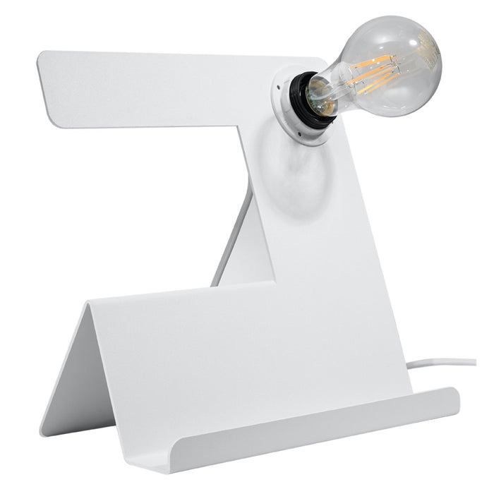 SOLLUX SL.0668 Lámpara de mesa INCLINE Blanco