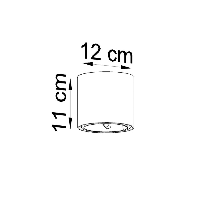 SOLLUX SL.0695 Plafón TIUBE Blanco