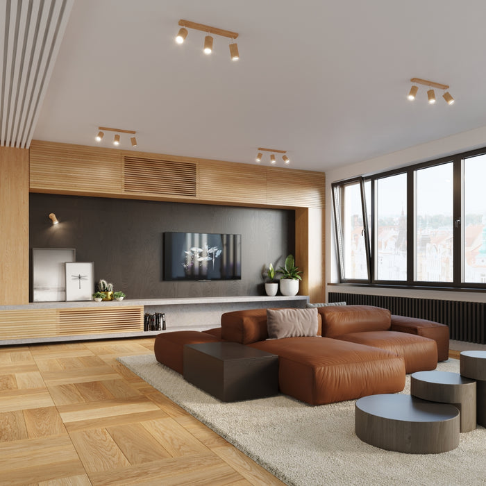 SOLLUX SL.0701 Aplique BERG Madera Natural