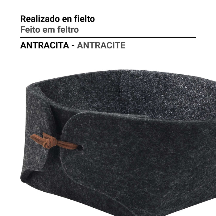GEDY 10018500300 MIRTO Organizador Antracita