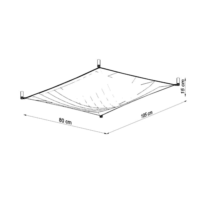 SOLLUX SL.0737 Lámpara de Techo LUNA 1 Blanco