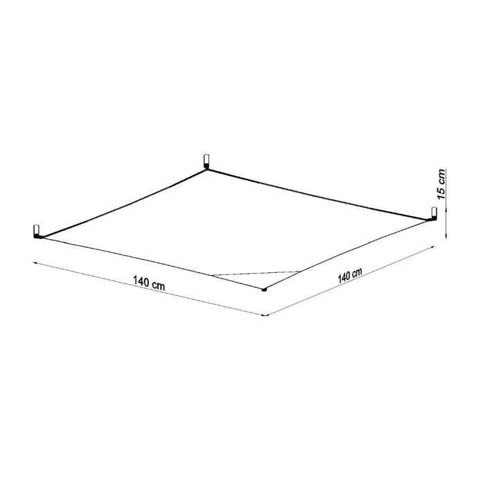 SOLLUX SL.0740 Lámpara de Techo LUNA 4 Blanco