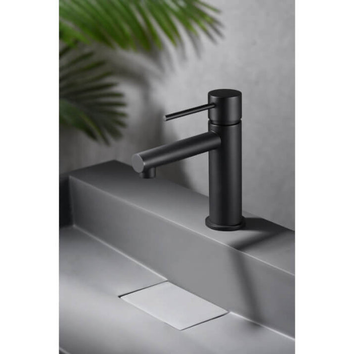 IMEX BDYS045-1NG MILOS STICK Grifo de Lavabo Negro Mate