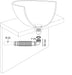 ARCOBAÑ 40SFP14  Tubo Sifon Salva-espacio Flexible 1 1/4 X 32/40