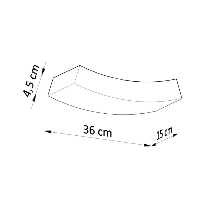 SOLLUX SL.0837 Aplique de Cerámica HATTOR