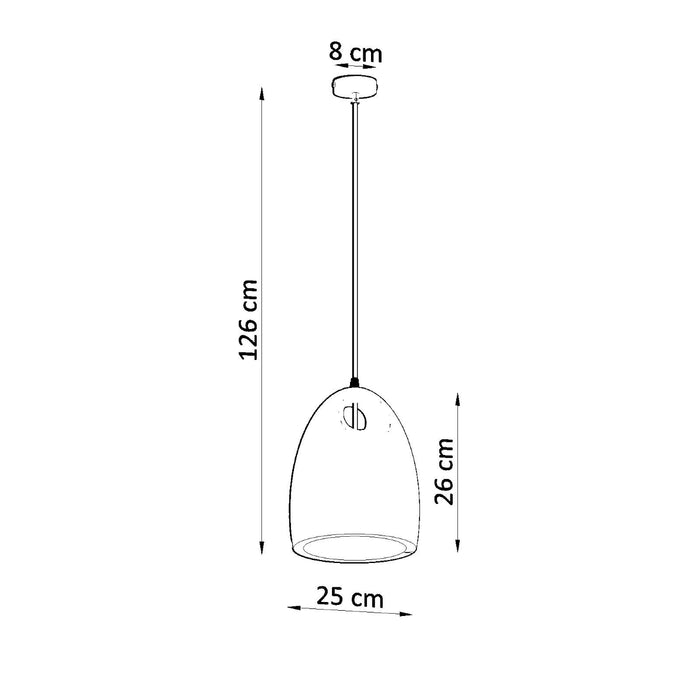 SOLLUX SL.0842 Lámpara Colgante de Cerámica BUKANO