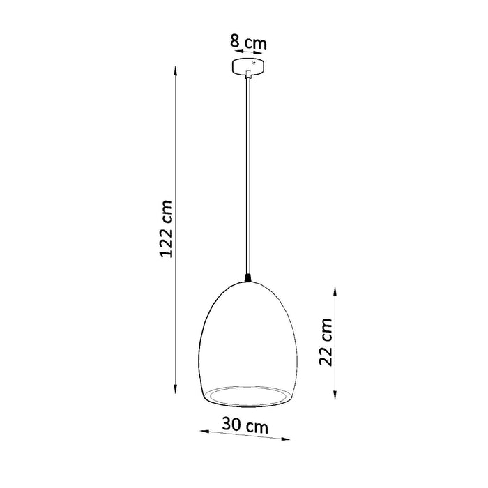 SOLLUX SL.0848 Lámpara Colgante de Cerámica FLAWIUSZ